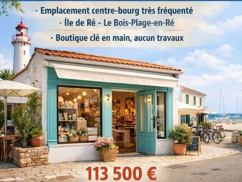 Vente Boutique/Local commercial 36 m&sup2; 113500 17580 Le bois-plage-en-r�