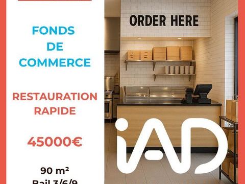 Vente Restauration rapide 90 m&sup2; 40000 50000 Saint-l�