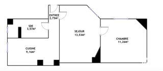  Appartement � vendre 2 pi�ces 41 m�