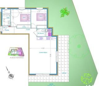  Appartement � vendre 3 pi�ces 71 m�