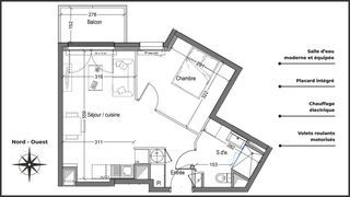  Appartement � vendre 2 pi�ces 41 m�