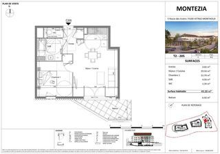  Appartement � vendre 2 pi�ces 45 m�