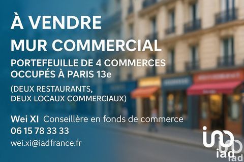 Vente Murs commerciaux 160 m&sup2; 1300000 75013 Paris