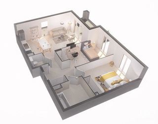  Appartement � vendre 3 pi�ces 64 m�