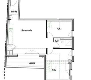  Appartement � vendre 3 pi�ces 62 m�