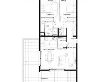  Appartement � vendre 3 pi�ces 82 m�