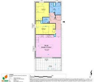  Appartement � vendre 3 pi�ces 72 m�