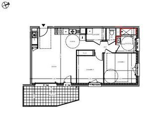  Appartement � vendre 3 pi�ces 65 m�