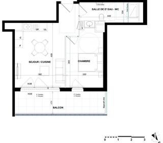  Appartement � vendre 2 pi�ces 40 m�