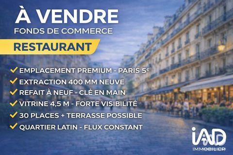 Vente Restaurant 56 m&sup2; 155000 75005 Paris