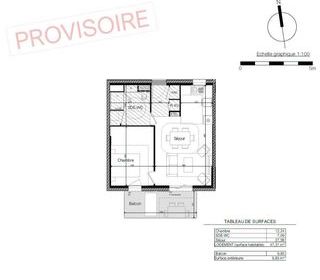  Appartement � vendre 2 pi�ces 47 m�