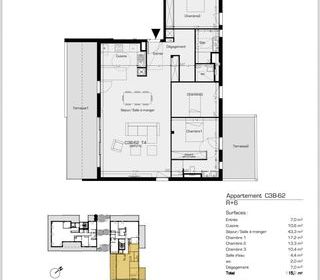  Appartement � vendre 4 pi�ces 115 m�