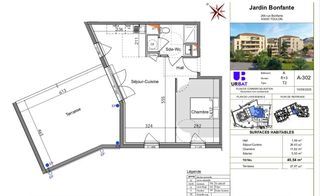  Appartement � vendre 2 pi�ces 45 m�