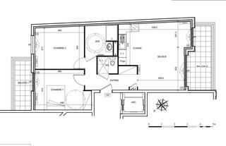  Appartement � vendre 3 pi�ces 64 m�