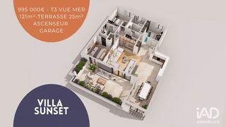  Appartement � vendre 4 pi�ces 120 m�