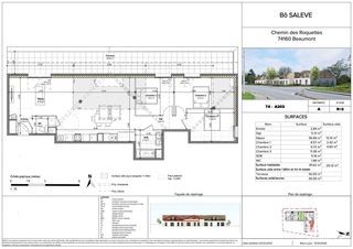  Appartement � vendre 4 pi�ces 88 m�