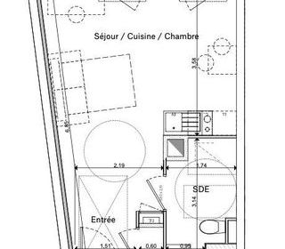  Appartement � vendre 1 pi�ce 29 m�