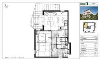  Appartement � vendre 3 pi�ces 65 m�