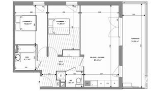  Appartement � vendre 3 pi�ces 61 m�