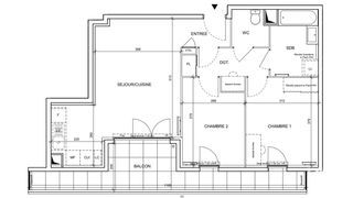  Appartement � vendre 3 pi�ces 61 m�