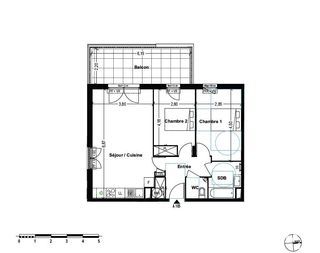  Appartement � vendre 3 pi�ces 62 m�