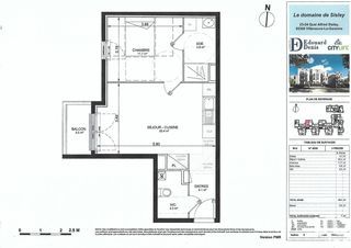  Appartement � vendre 2 pi�ces 44 m�