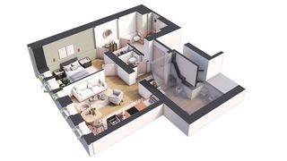  Appartement � vendre 2 pi�ces 53 m�