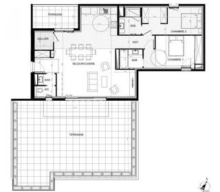  Appartement � vendre 3 pi�ces 96 m�