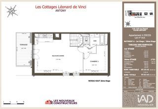  Appartement � vendre 4 pi�ces 87 m�