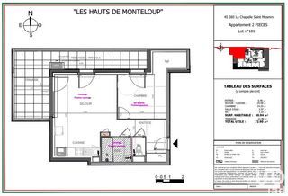  Appartement � vendre 2 pi�ces 50 m�