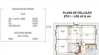  Appartement � vendre 3 pi�ces 57 m�