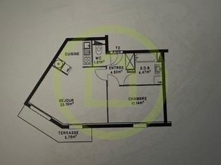  Appartement � vendre 2 pi�ces 47 m�