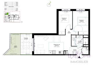  Appartement � vendre 3 pi�ces 56 m�