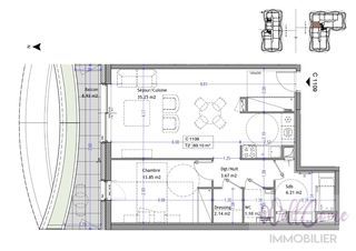  Appartement � vendre 2 pi�ces 63 m�