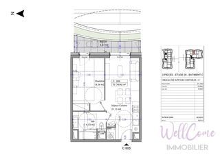  Appartement � vendre 2 pi�ces 40 m�