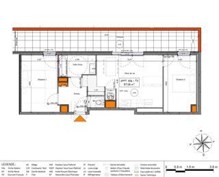  Appartement � vendre 3 pi�ces 57 m�