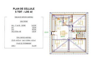  Appartement � vendre 3 pi�ces 60 m�