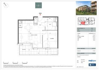  Appartement � vendre 2 pi�ces 45 m�