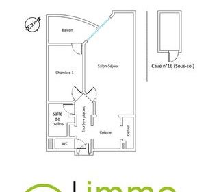  Appartement � vendre 2 pi�ces 51 m�