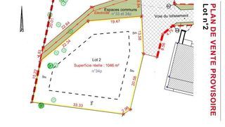  Terrain � vendre 1046 m�