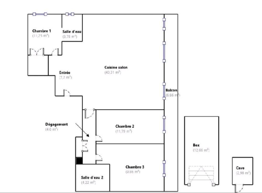 � vendre  Appartement Paris 19