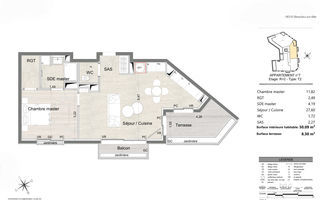  Appartement � vendre 2 pi�ces 50 m�