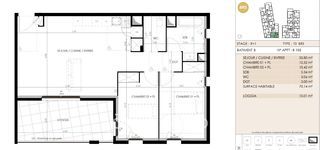  Appartement � vendre 3 pi�ces 70 m�