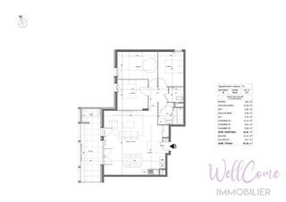  Appartement � vendre 4 pi�ces 82 m�