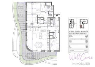  Appartement � vendre 4 pi�ces 116 m�