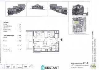  Appartement � vendre 3 pi�ces 40 m�
