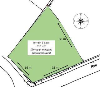  Terrain � vendre 816 m�