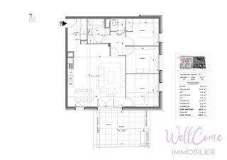  Appartement � vendre 4 pi�ces 80 m�