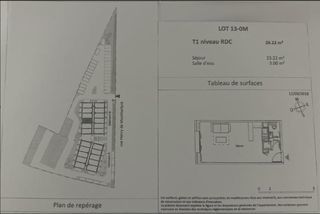  Appartement � louer 1 pi�ce 