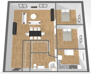  Appartement � louer 3 pi�ces  Taillan-medoc